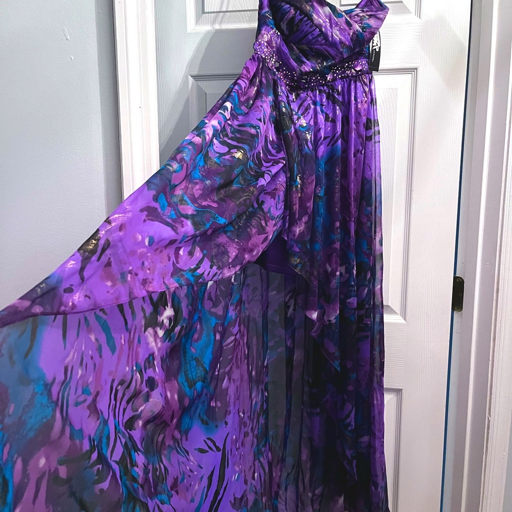 Size 3 purple silk formal